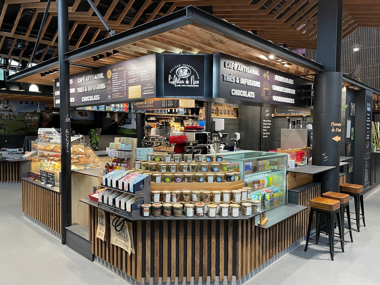 Comptoir L'Atelier de Nico à la Halle Gaillarde